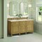 James Martin Vanities 60'' Double Vanity, Light Natural Oak w/ 3 CM Eternal Marfil Quartz Top 424-V60D-LNO-3EMR - alternate 2